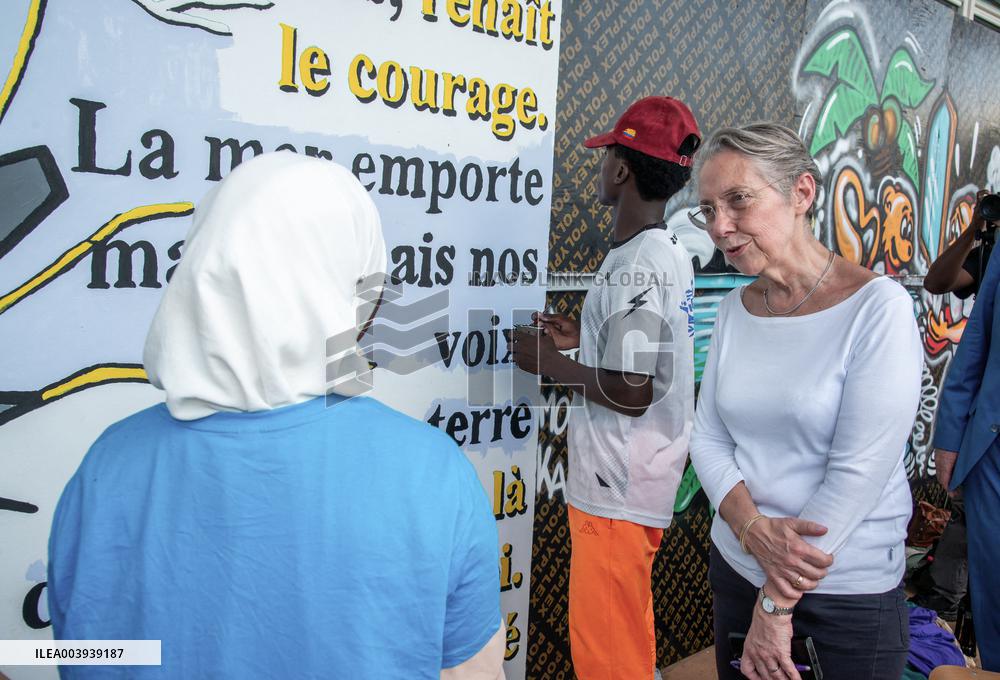 Elisabeth Borne Visits Mayotte