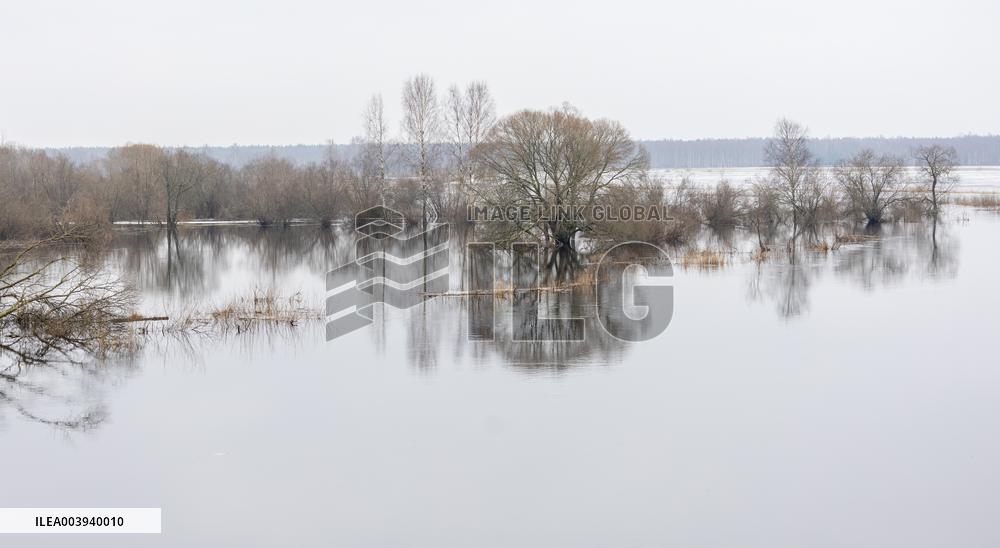 Unusual flood in winter