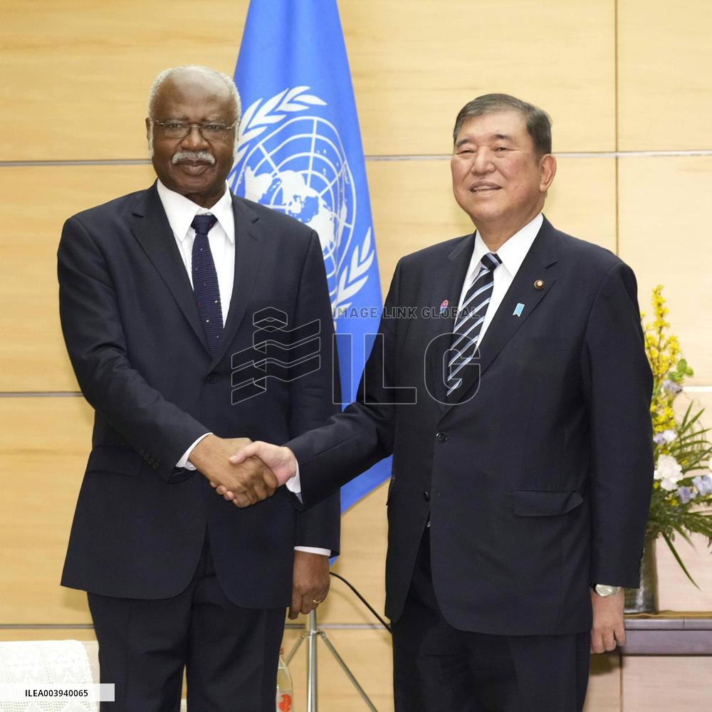 U.N. General Assembly president in Tokyo