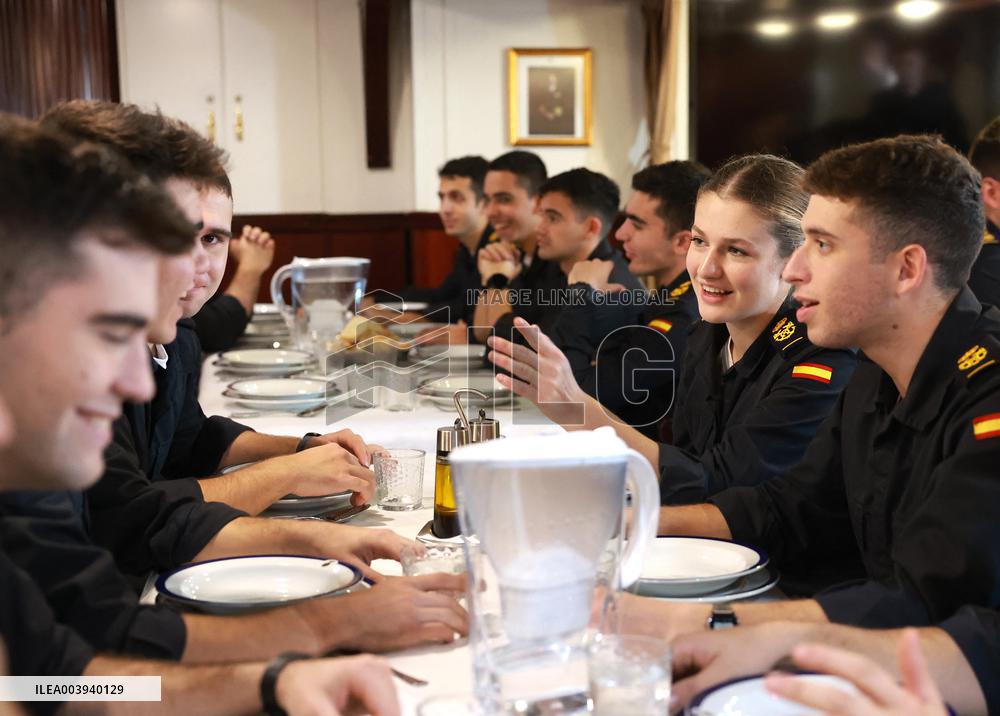 Princess Leonor's Voyage on The Elcano - Spain