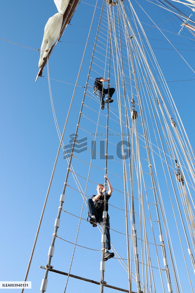 Princess Leonor's Voyage on The Elcano - Spain