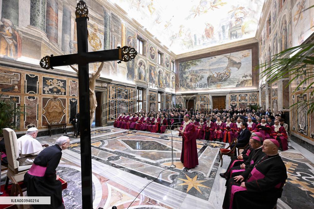 Pope Francis Private Audience - Vatican