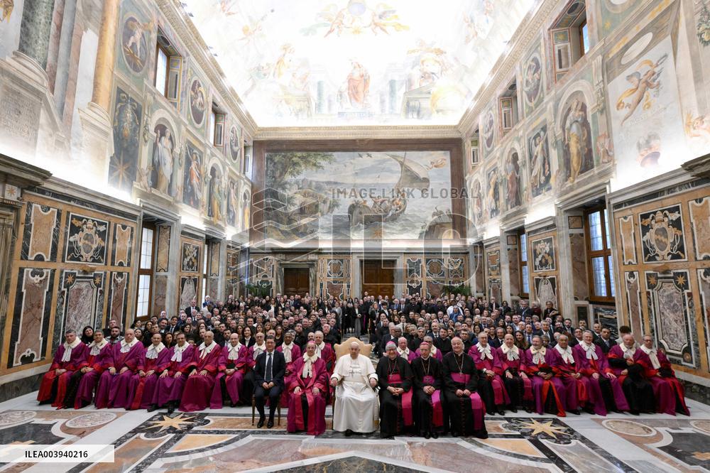 Pope Francis Private Audience - Vatican