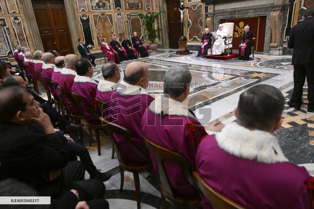 Pope Francis Private Audience - Vatican