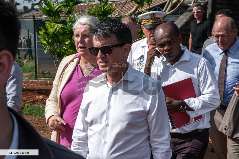 Borne And Vals Visit Mayotte