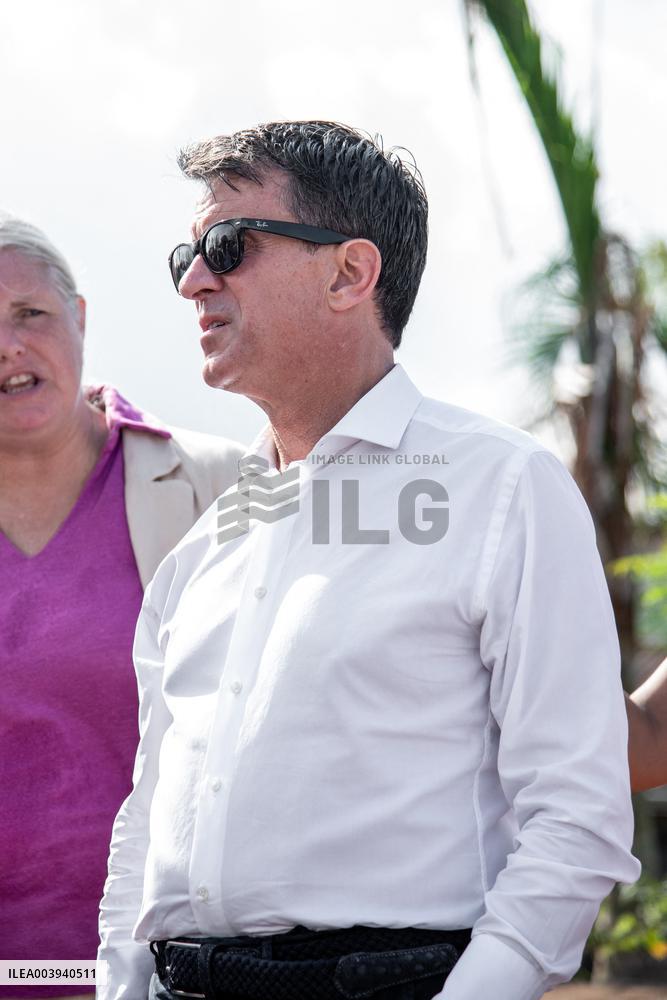 Borne And Vals Visit Mayotte