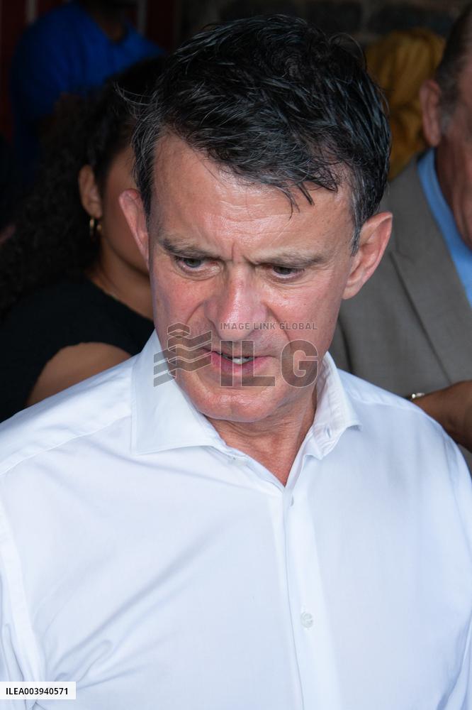 Borne And Vals Visit Mayotte