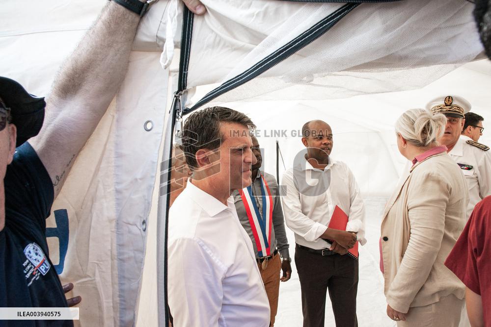 Borne And Vals Visit Mayotte