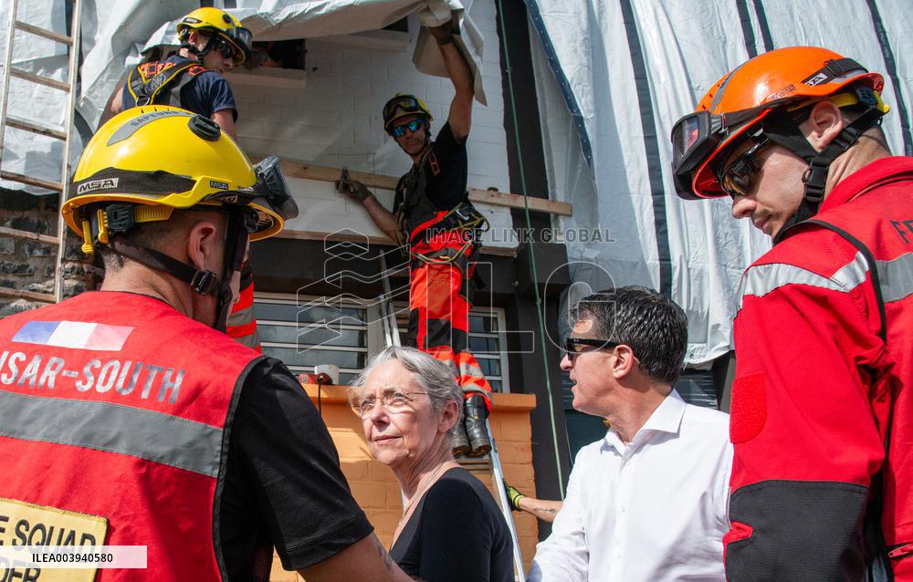 Borne And Vals Visit Mayotte
