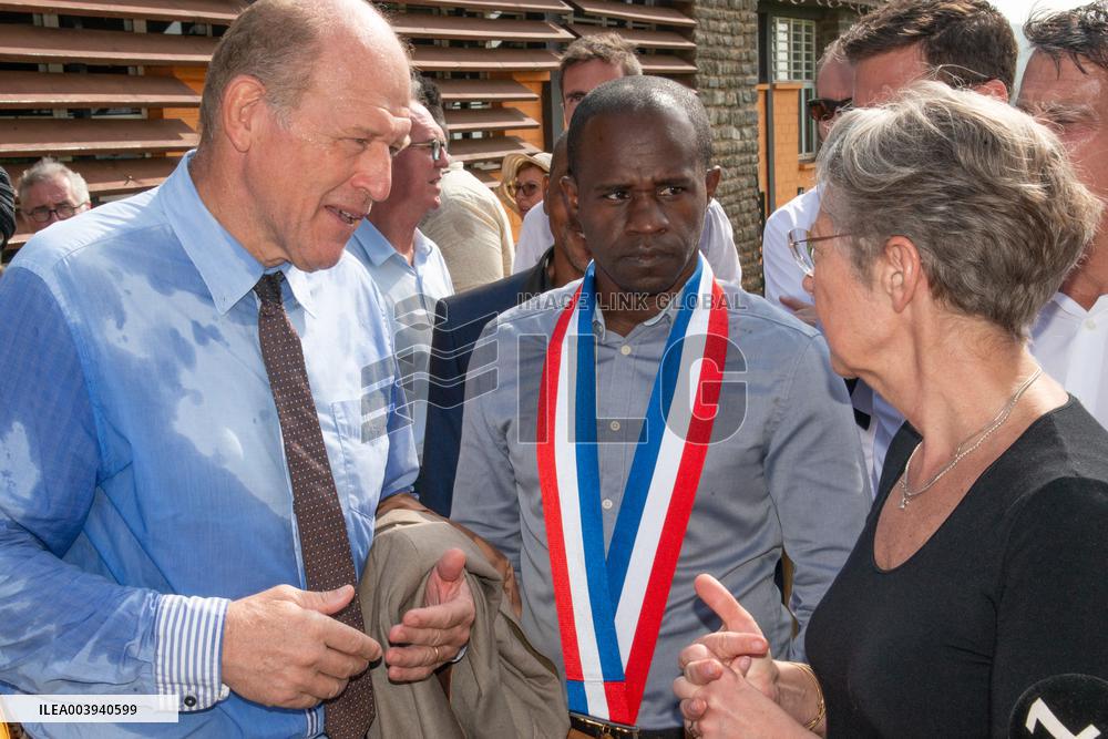 Borne And Vals Visit Mayotte