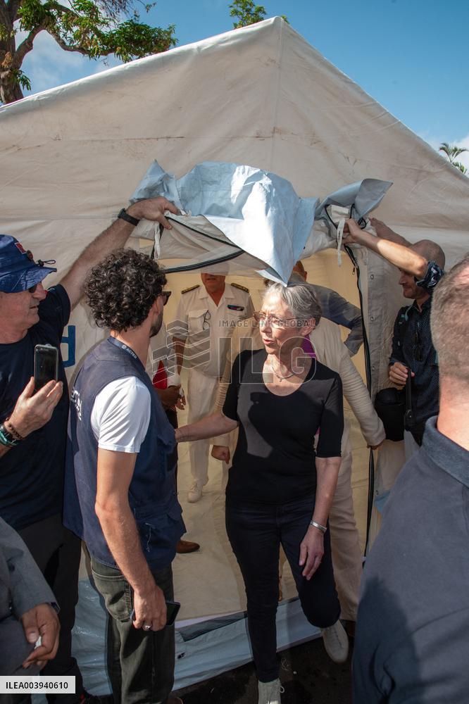 Borne And Vals Visit Mayotte