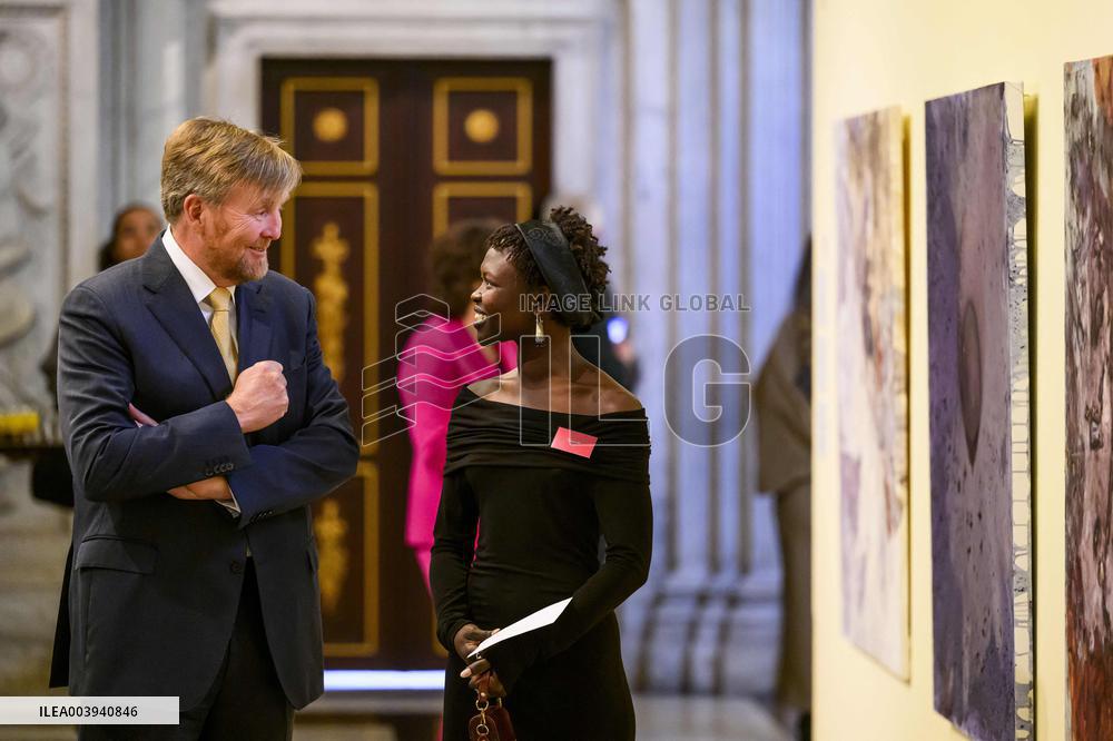 King Willem Alexander Presents Royal Award For Free Painting 2025 - Amsterdam