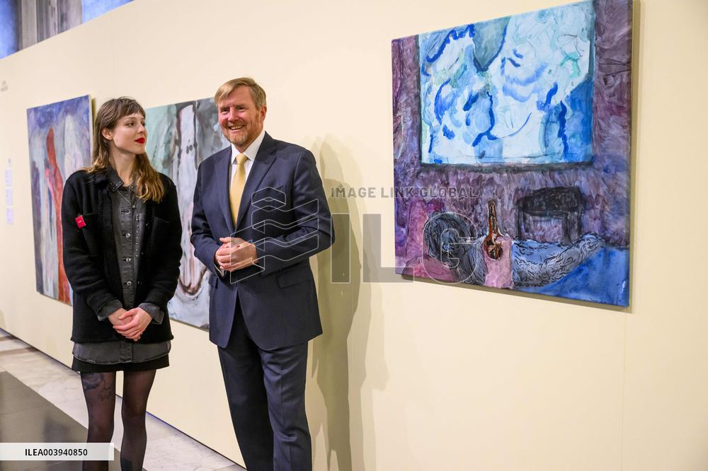 King Willem Alexander Presents Royal Award For Free Painting 2025 - Amsterdam