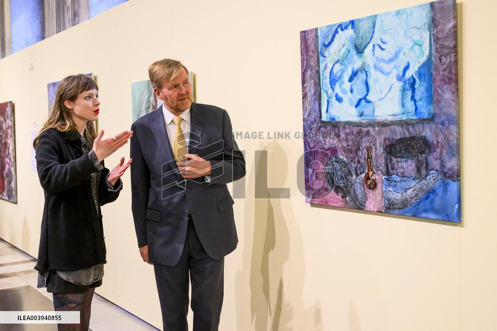 King Willem Alexander Presents Royal Award For Free Painting 2025 - Amsterdam