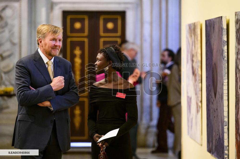 King Willem Alexander Presents Royal Award For Free Painting 2025 - Amsterdam