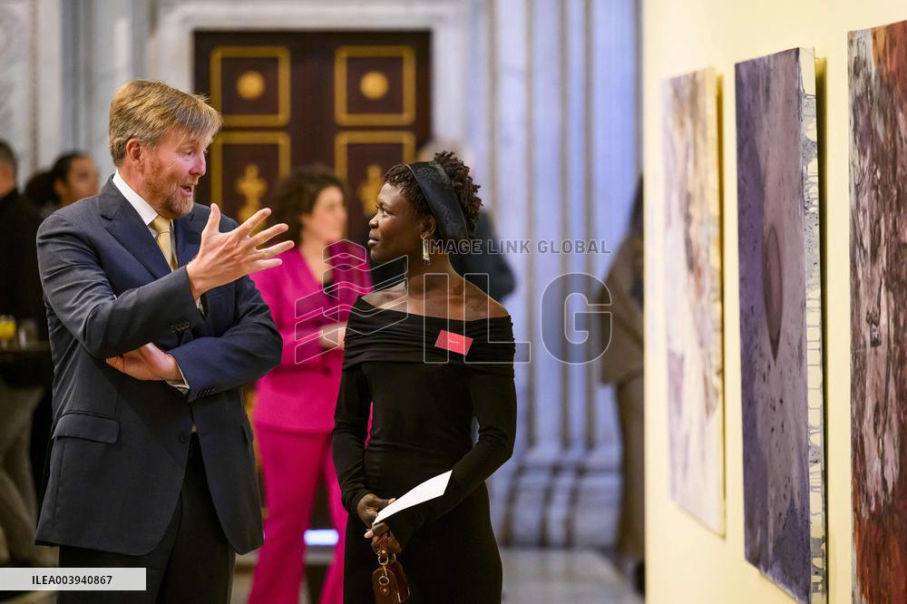 King Willem Alexander Presents Royal Award For Free Painting 2025 - Amsterdam