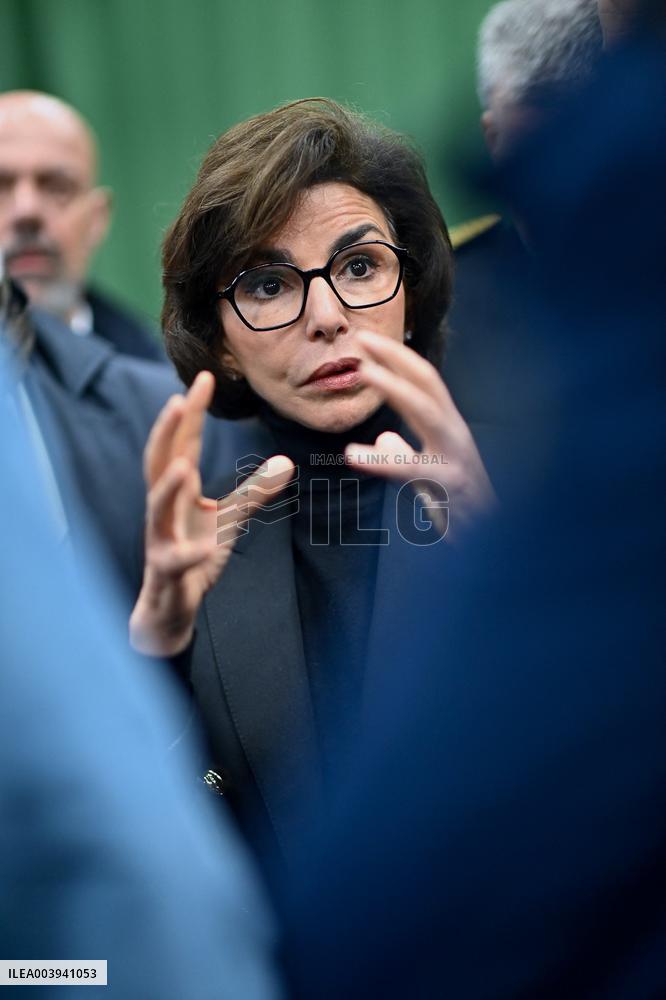 Rachida Dati Visits Calvados Region