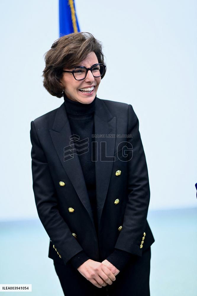 Rachida Dati Visits Calvados Region