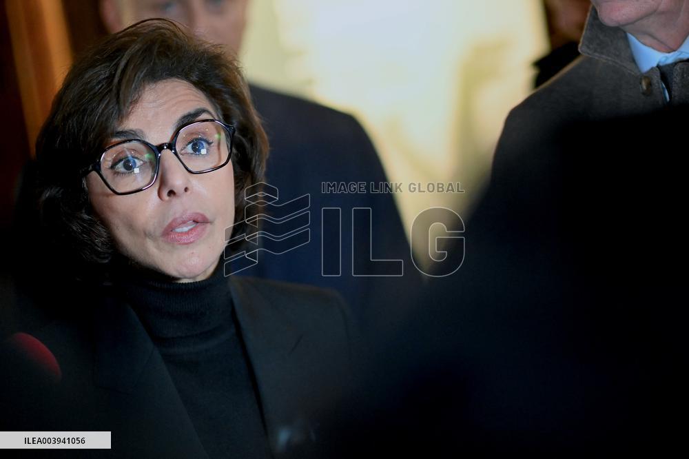 Rachida Dati Visits Calvados Region