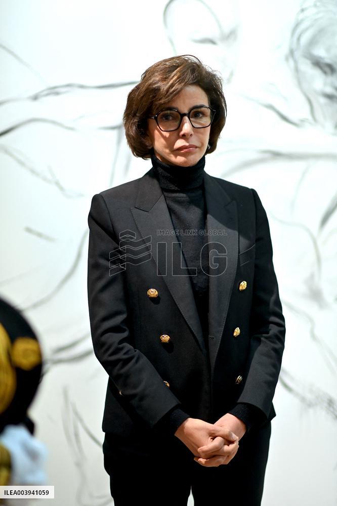 Rachida Dati Visits Calvados Region