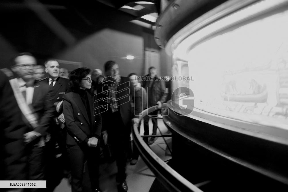 Rachida Dati Visits Calvados Region