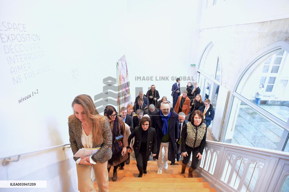 Rachida Dati Visits Calvados Region