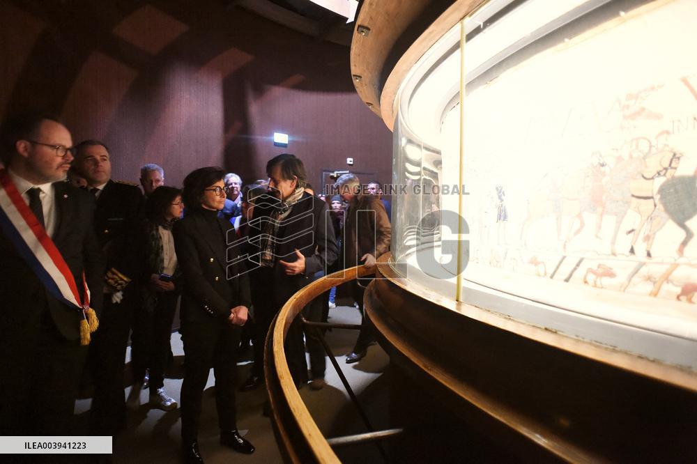 Rachida Dati Visits Calvados Region