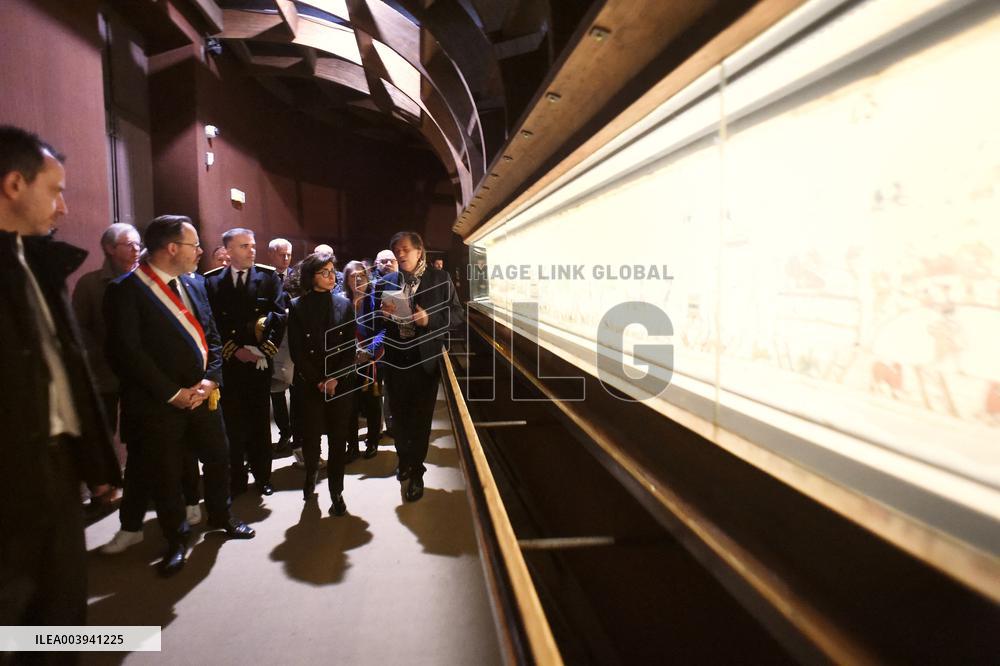 Rachida Dati Visits Calvados Region