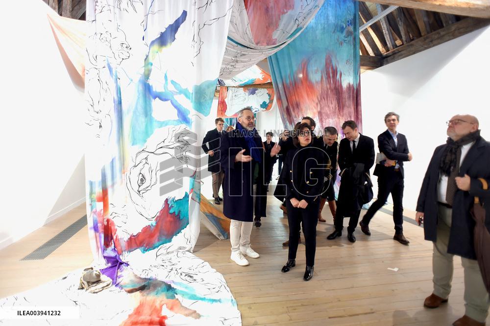 Rachida Dati Visits Calvados Region