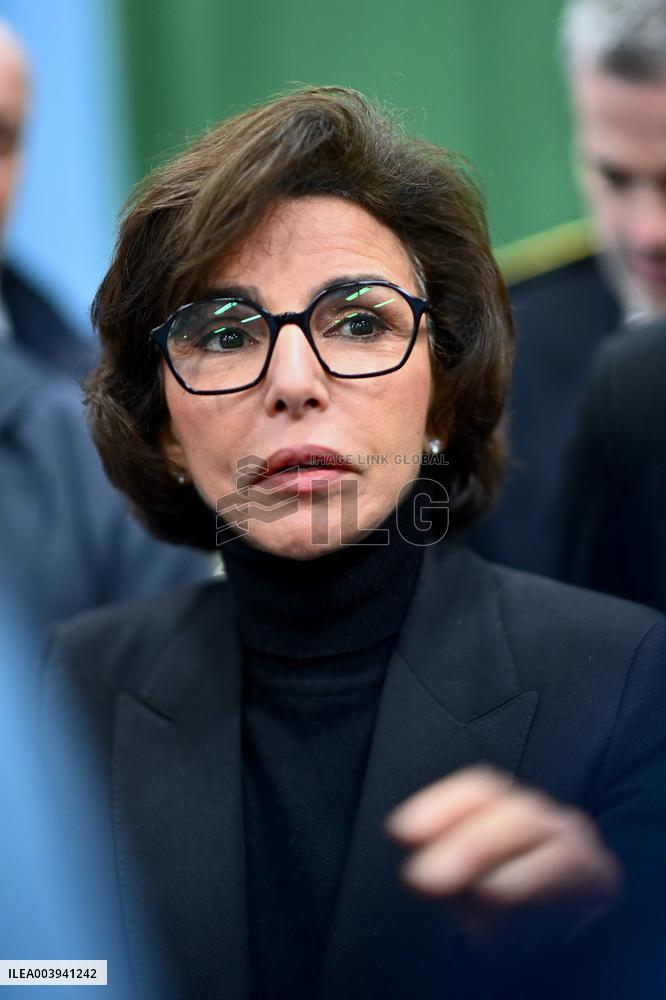 Rachida Dati Visits Calvados Region