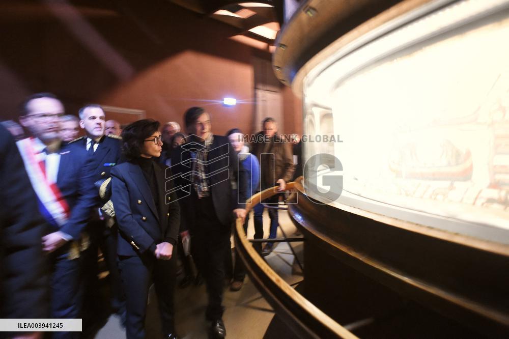 Rachida Dati Visits Calvados Region