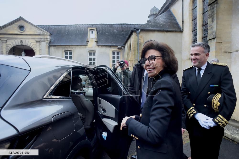 Rachida Dati Visits Calvados Region
