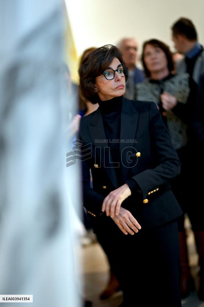 Rachida Dati Visits Calvados Region