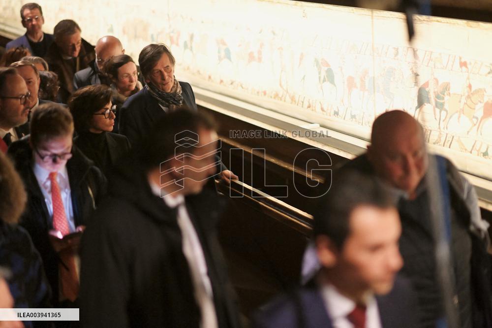 Rachida Dati Visits Calvados Region