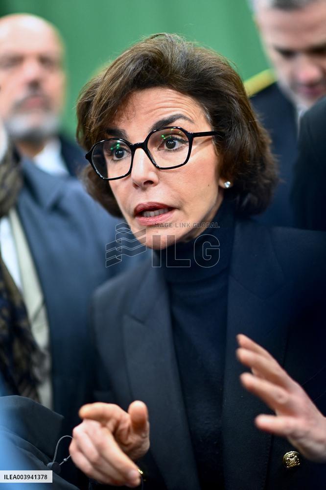 Rachida Dati Visits Calvados Region