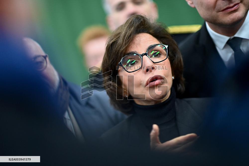 Rachida Dati Visits Calvados Region