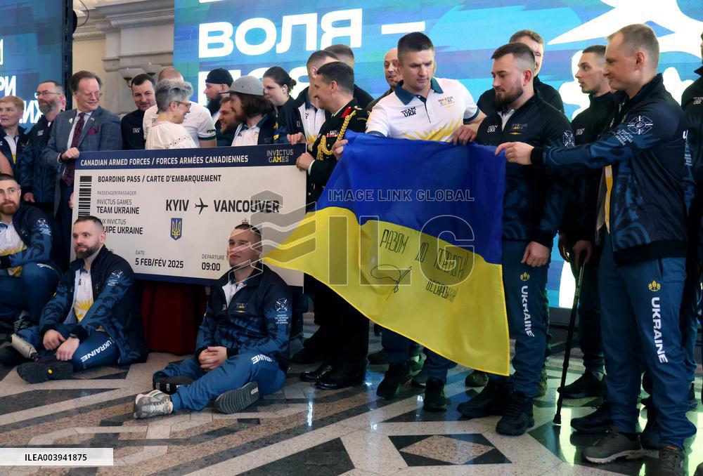Departure ceremony of Team Ukraine for Invictus Games 2025 in Kyiv