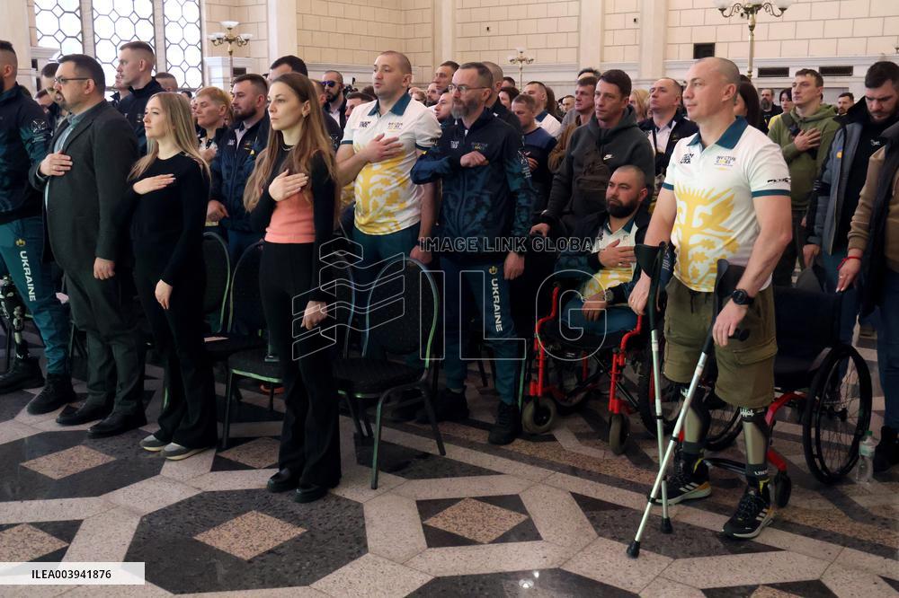 Departure ceremony of Team Ukraine for Invictus Games 2025 in Kyiv