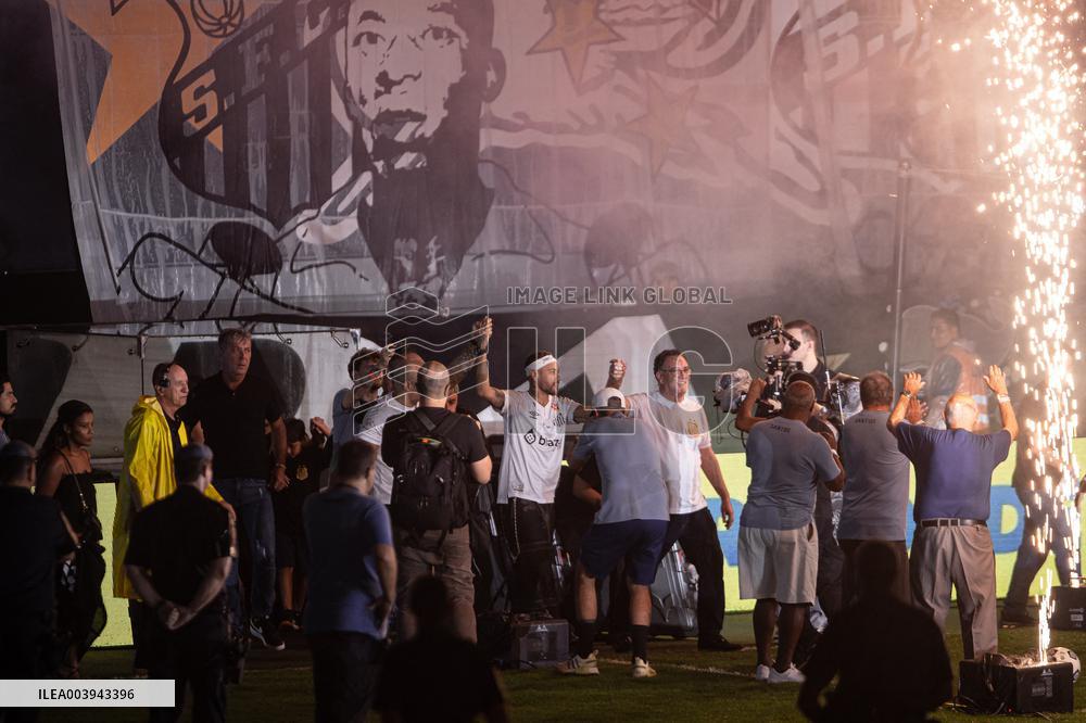 Santos FC Officially Introduces Neymar as a New Signing - Sao Paulo