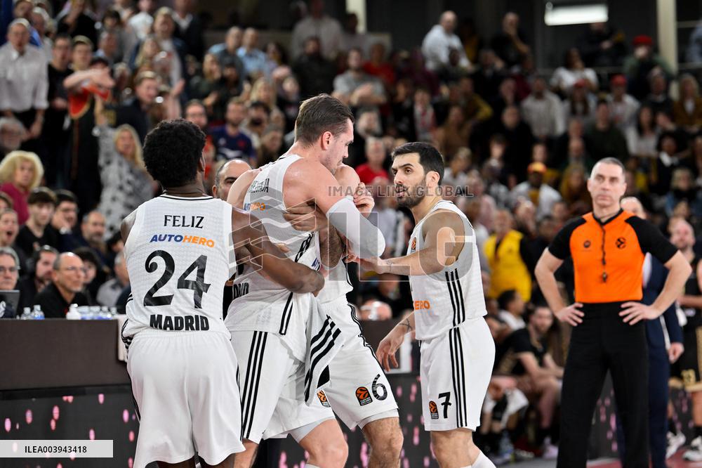Monaco vs Real madrid - Basketball Euroleague - Monaco