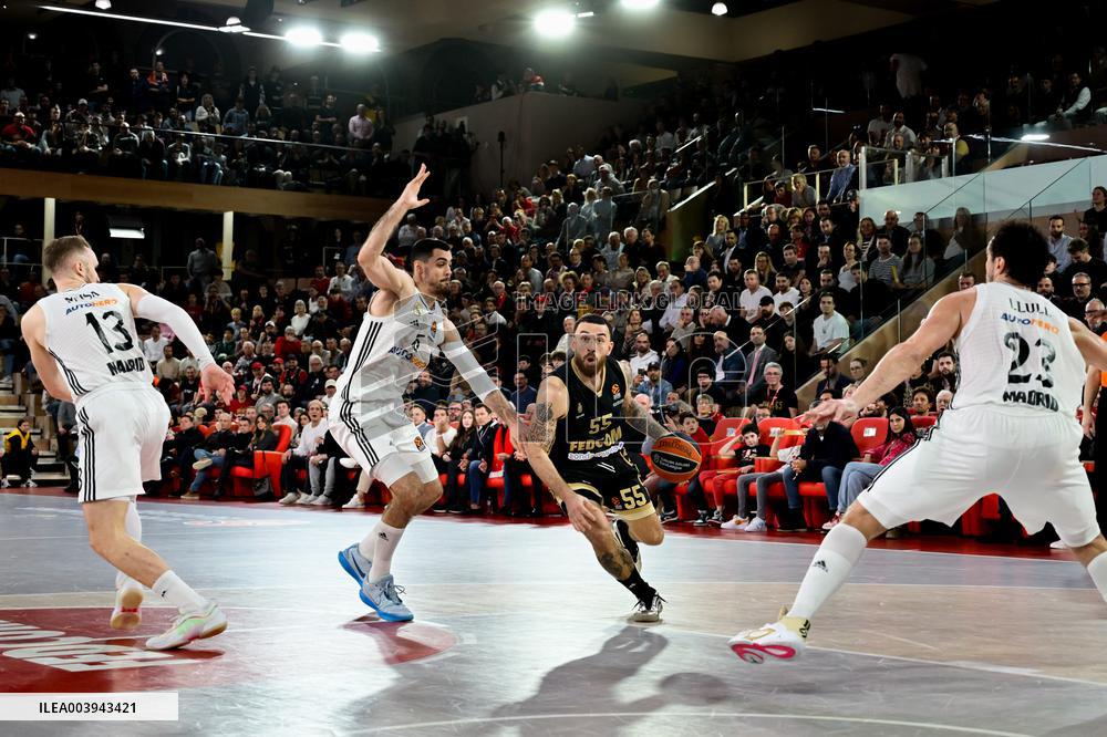 Monaco vs Real madrid - Basketball Euroleague - Monaco