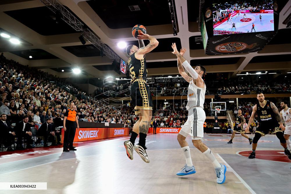 Monaco vs Real madrid - Basketball Euroleague - Monaco