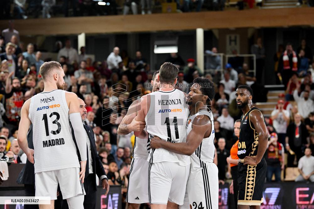 Monaco vs Real madrid - Basketball Euroleague - Monaco