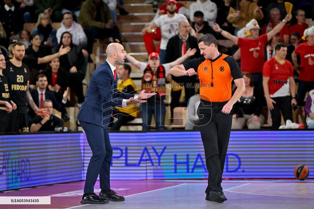 Monaco vs Real madrid - Basketball Euroleague - Monaco