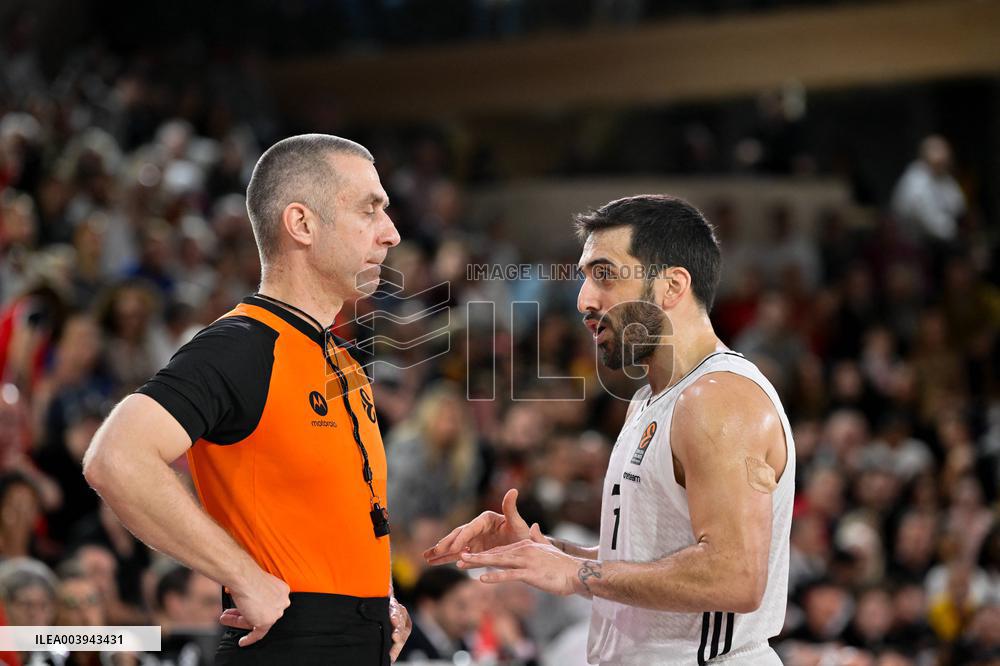 Monaco vs Real madrid - Basketball Euroleague - Monaco