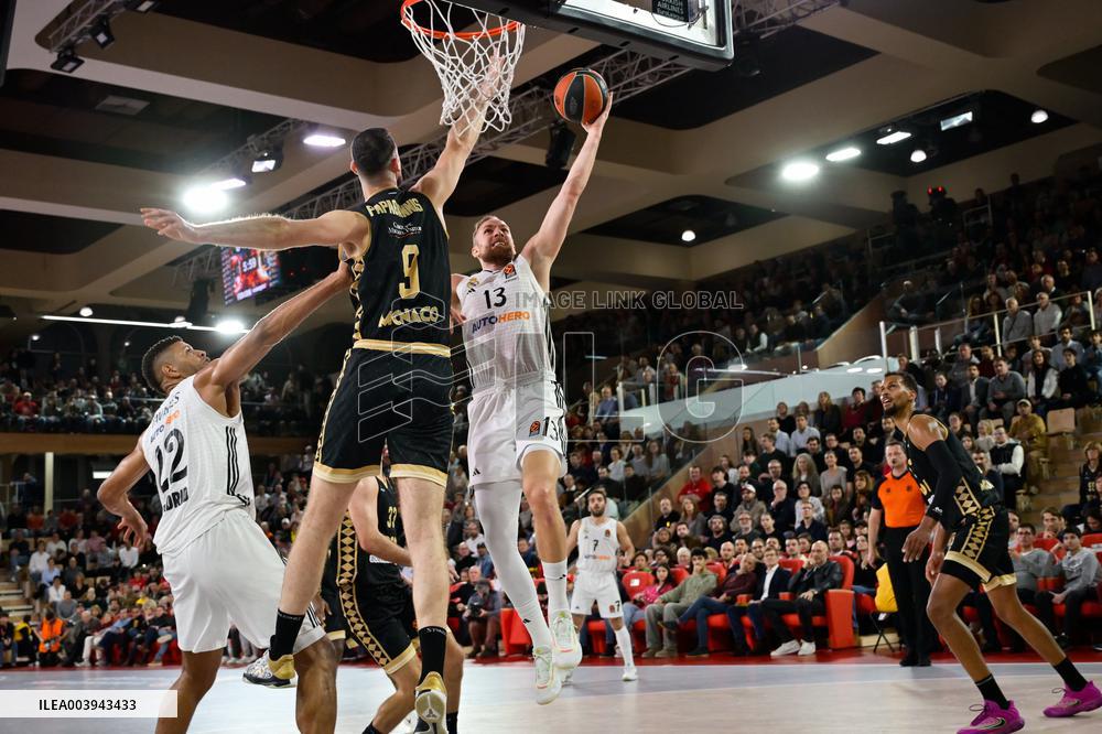 Monaco vs Real madrid - Basketball Euroleague - Monaco