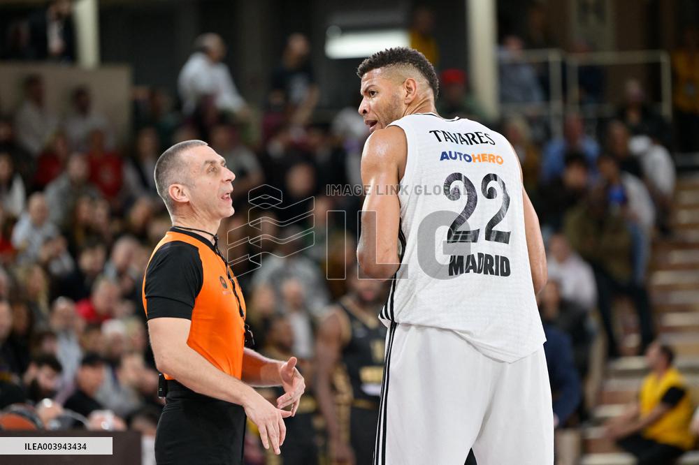 Monaco vs Real madrid - Basketball Euroleague - Monaco