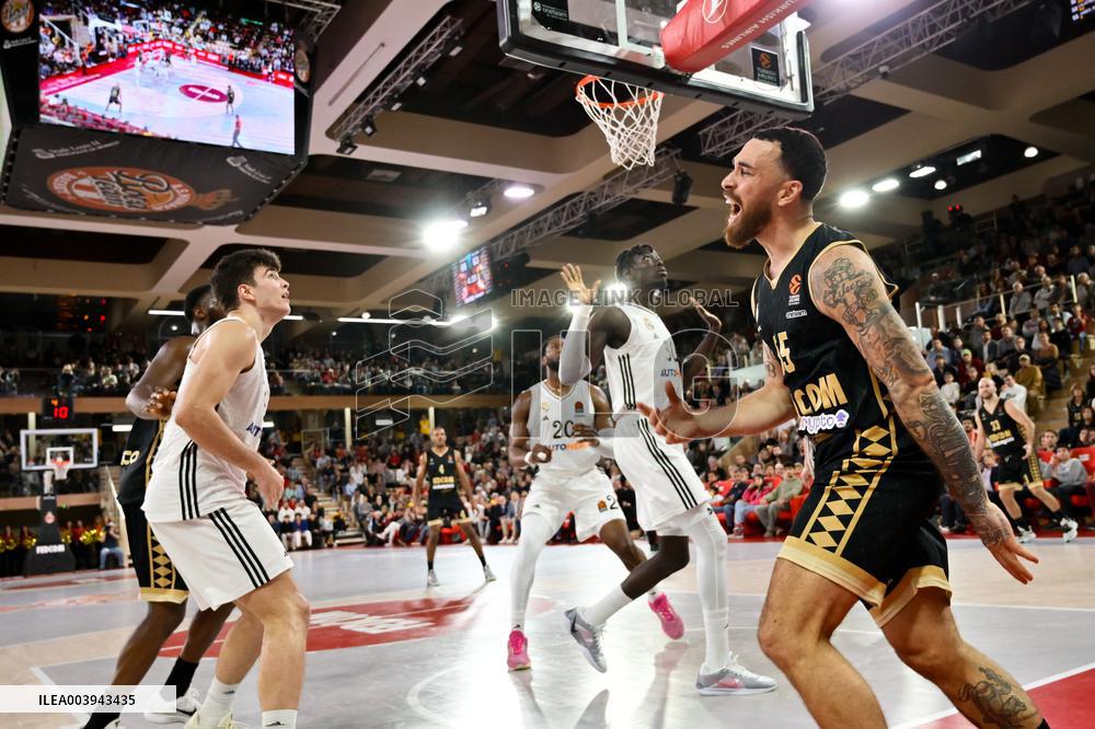 Monaco vs Real madrid - Basketball Euroleague - Monaco