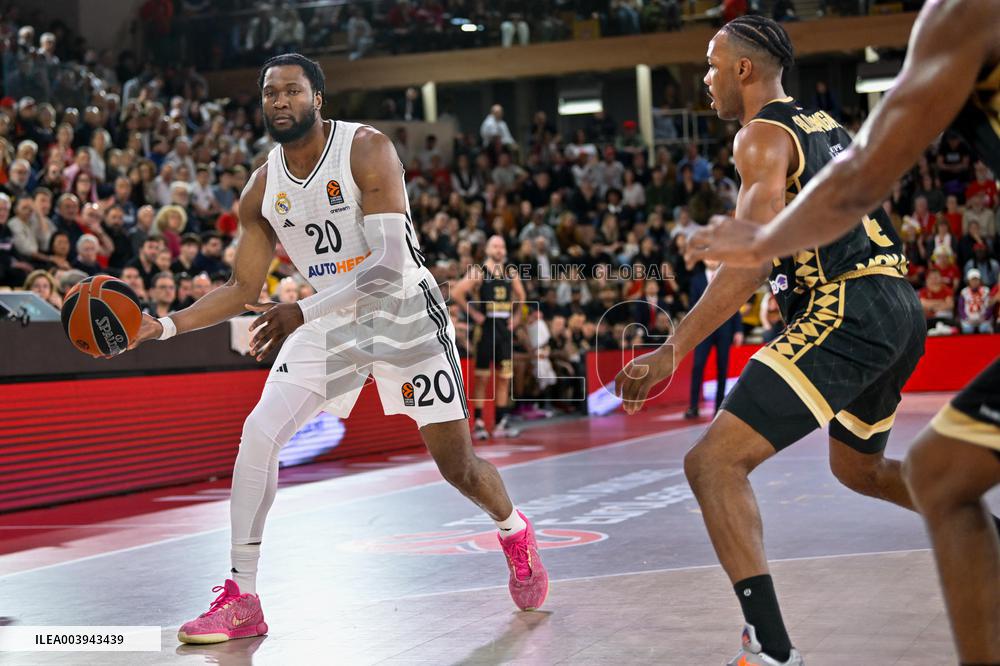 Monaco vs Real madrid - Basketball Euroleague - Monaco