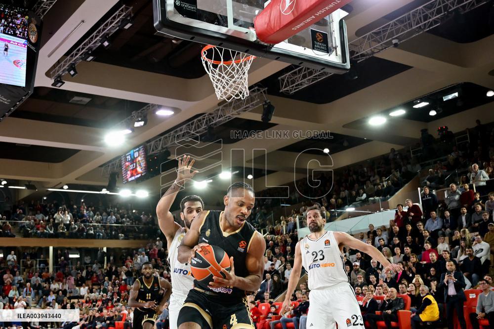 Monaco vs Real madrid - Basketball Euroleague - Monaco